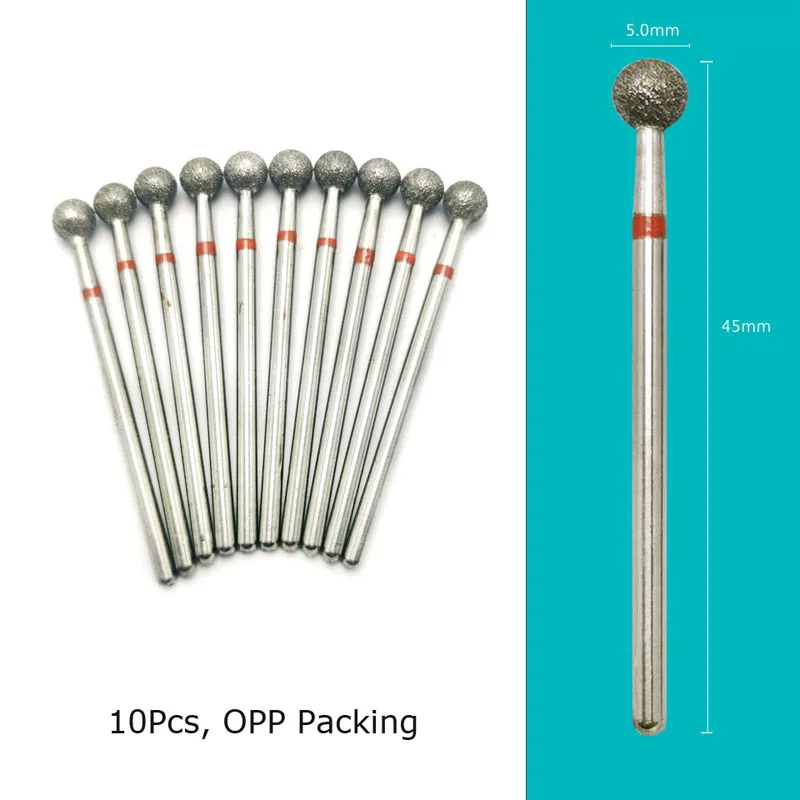 Diamond Nail Drill Bits 10‑Piece Set – 3/32″ Cuticle Burr for Manicure & Pedicure - Image 35