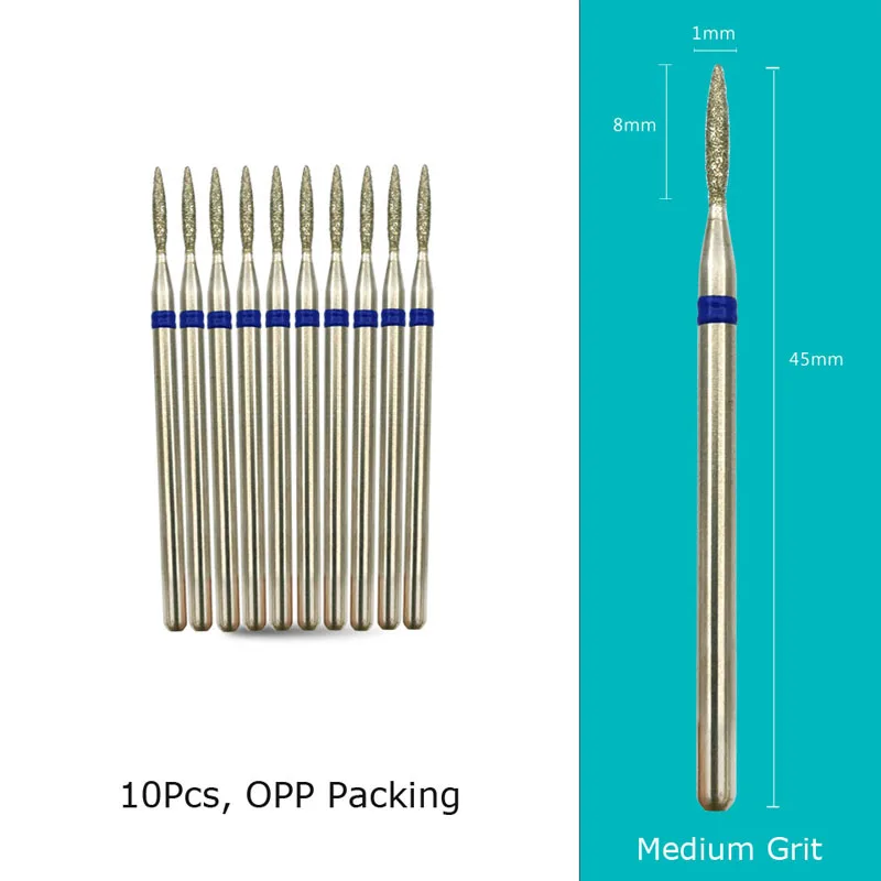 Diamond Nail Drill Bits 10‑Piece Set – 3/32″ Cuticle Burr for Manicure & Pedicure - Image 27