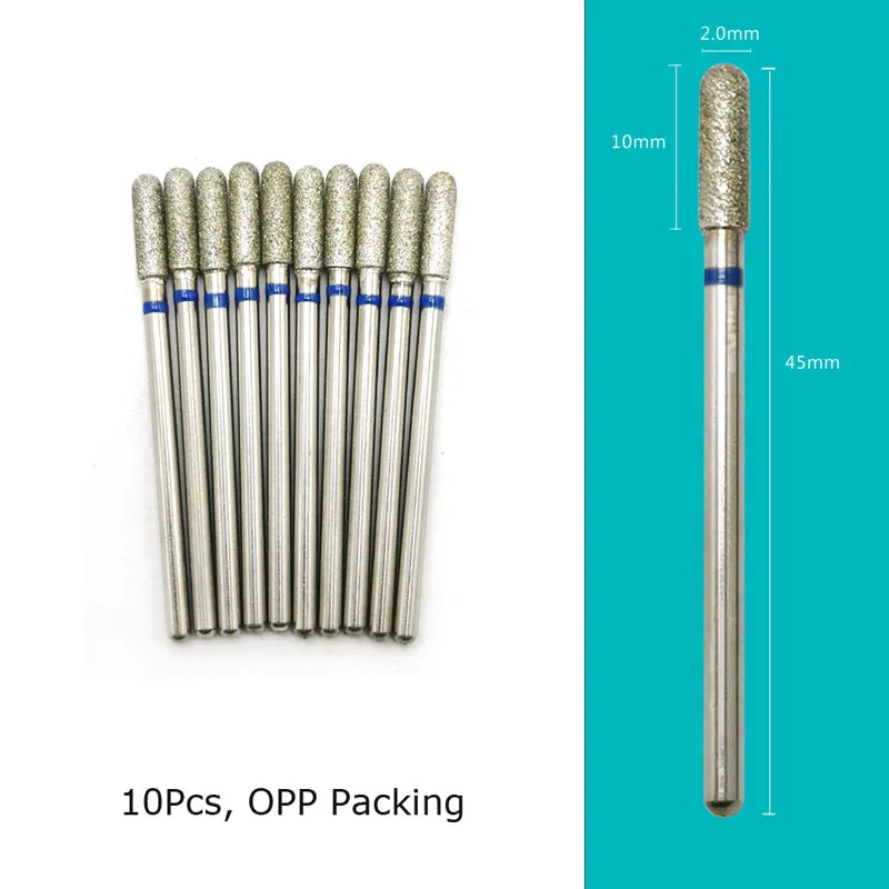 Diamond Nail Drill Bits 10‑Piece Set – 3/32″ Cuticle Burr for Manicure & Pedicure - Image 33