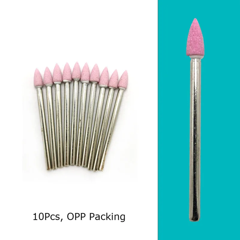 Diamond Nail Drill Bits 10‑Piece Set – 3/32″ Cuticle Burr for Manicure & Pedicure - Image 24