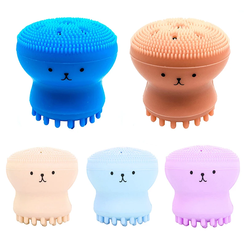 Octopus Silicone Face Brush – Gentle Exfoliator & Pore Cleaner - Image 2