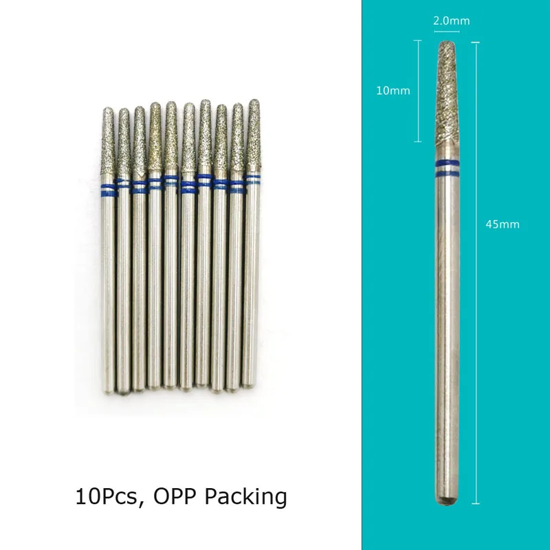 Diamond Nail Drill Bits 10‑Piece Set – 3/32″ Cuticle Burr for Manicure & Pedicure - Image 19