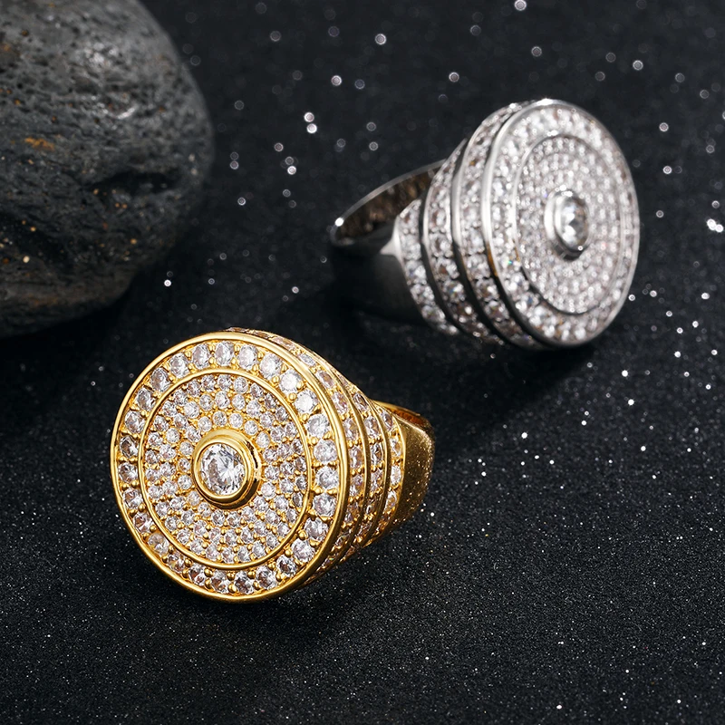 Luxury Men's Iced Out Ring – Micro Pave CZ, Hip Hop Bling Jewelry  - Image 5