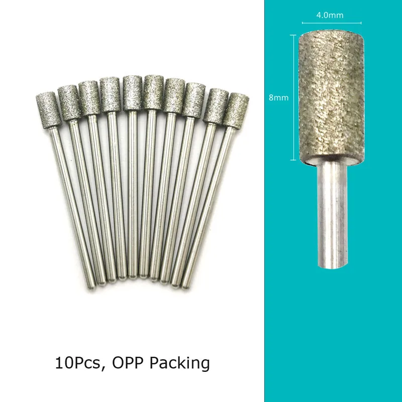 Diamond Nail Drill Bits 10‑Piece Set – 3/32″ Cuticle Burr for Manicure & Pedicure - Image 7