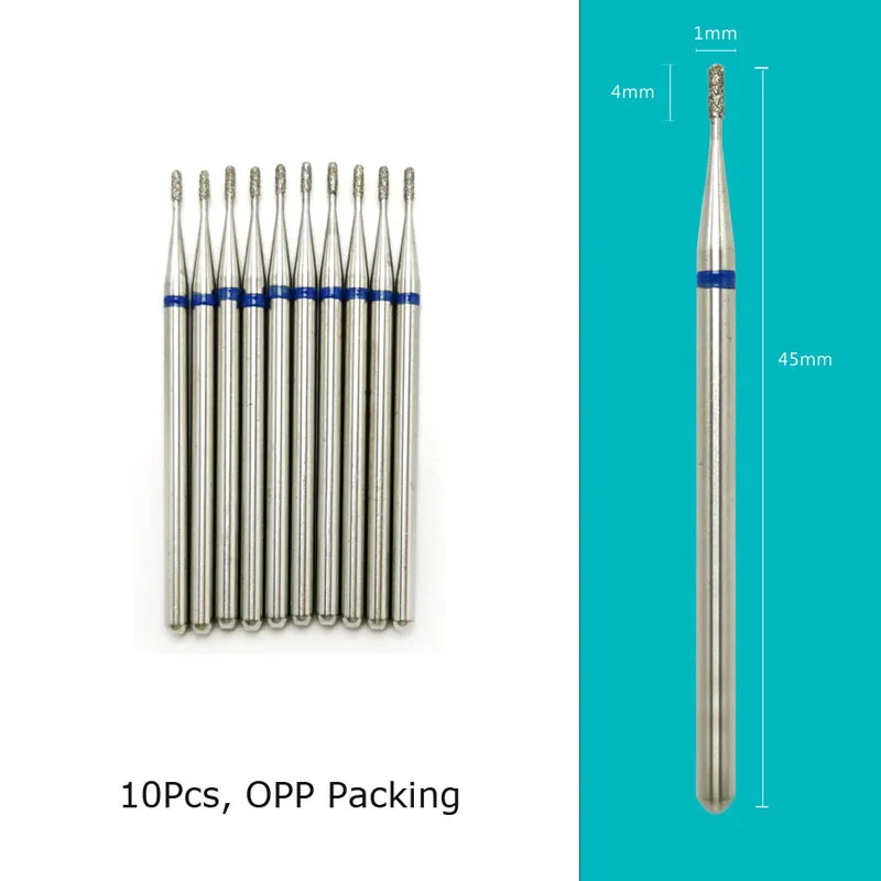 Diamond Nail Drill Bits 10‑Piece Set – 3/32″ Cuticle Burr for Manicure & Pedicure - Image 54