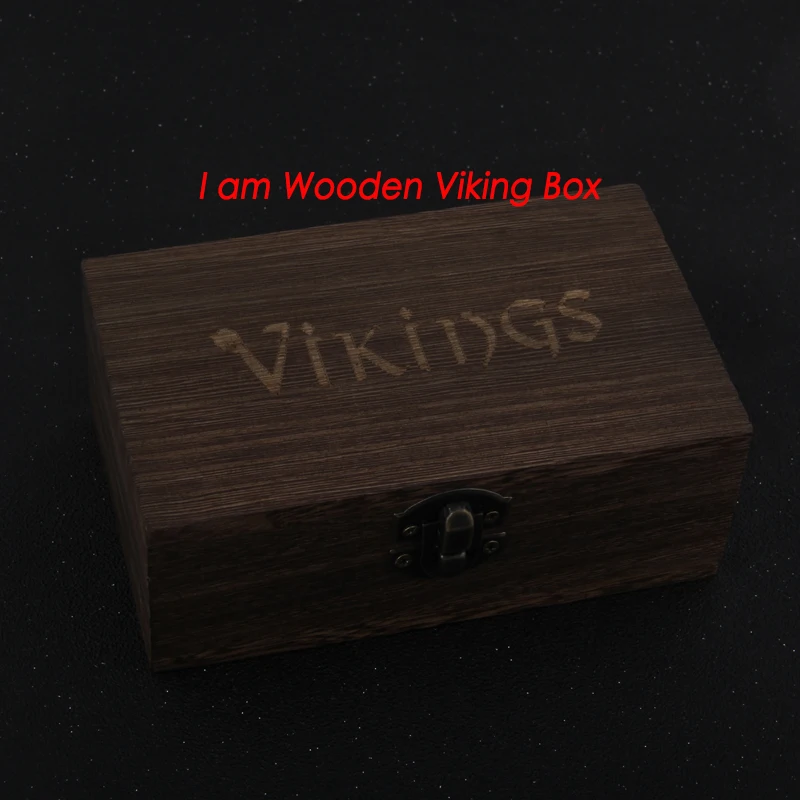 S925 Sterling Silver Viking Adjustable Goat Twist Ring with Vintage Wood Box - Image 6