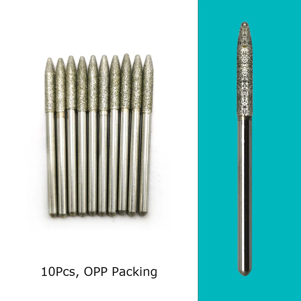 Diamond Nail Drill Bits 10‑Piece Set – 3/32″ Cuticle Burr for Manicure & Pedicure - Image 55