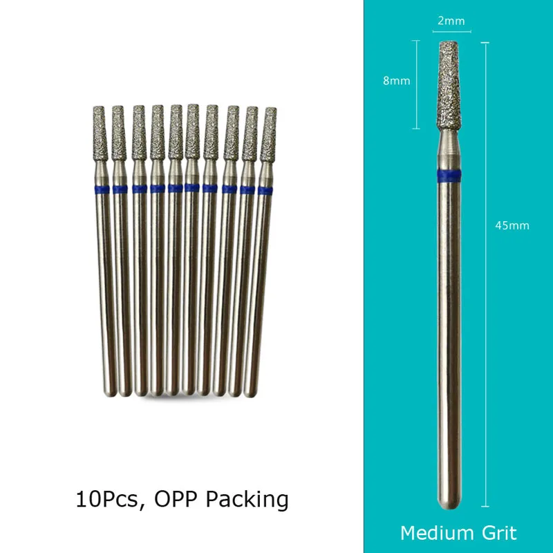 Diamond Nail Drill Bits 10‑Piece Set – 3/32″ Cuticle Burr for Manicure & Pedicure - Image 37