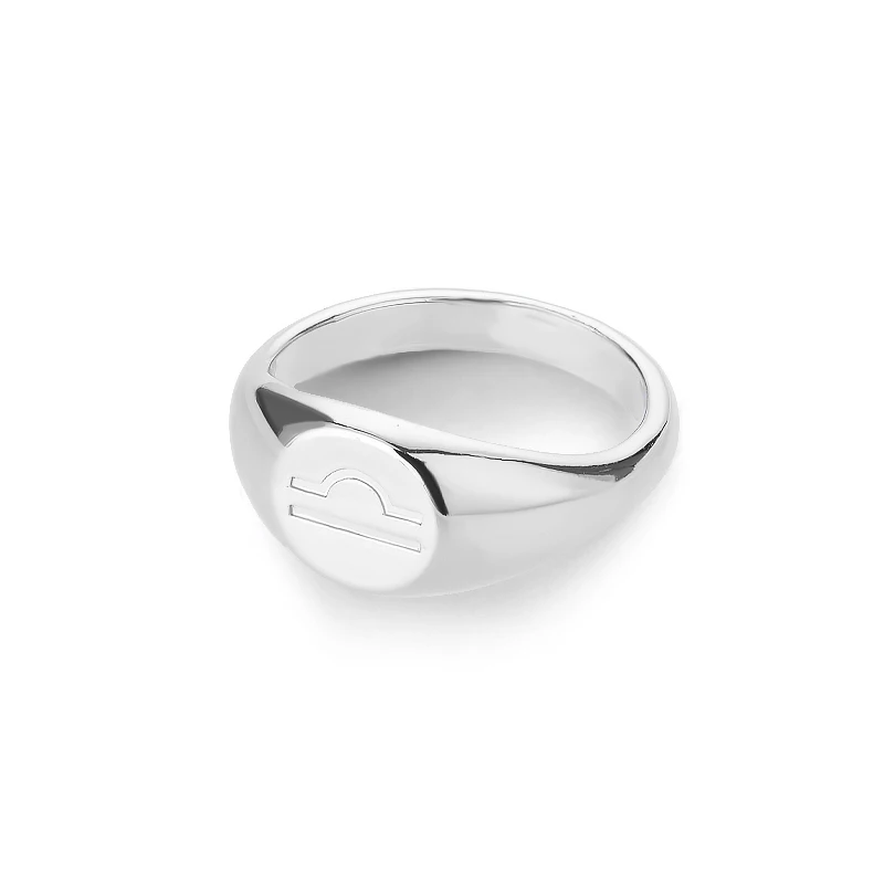 Zodiac Sign Rings for Men and Women – Scorpio, Pisces, Libra, Aquarius Finger Rings – Punk Birthday Jewelry – Anillos 2021 - Image 26