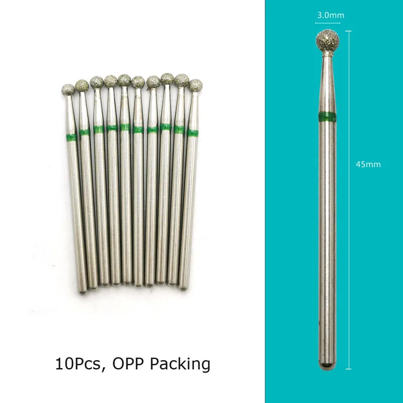 Diamond Nail Drill Bits 10‑Piece Set – 3/32″ Cuticle Burr for Manicure & Pedicure - Image 30