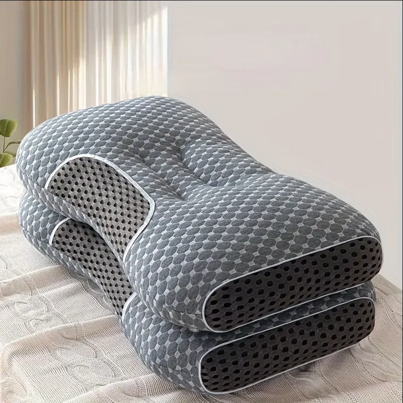 Antibacterial Soybean Fiber Neck Pillow – Orthopedic Support for Sleep & Spa - Image 9