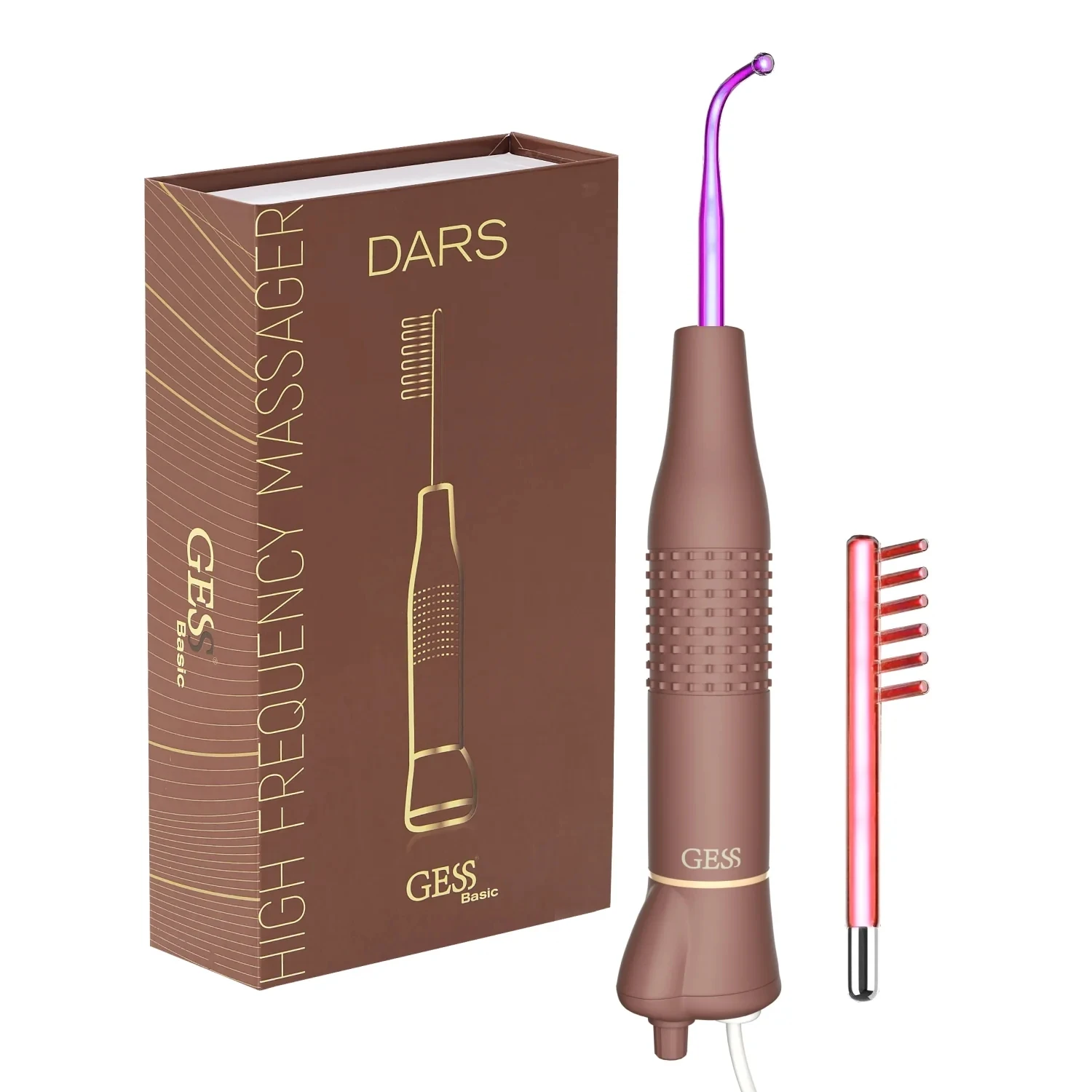 GESS Skin Massage Wand – 7-in-1 Microcurrent & LED Facial Toning