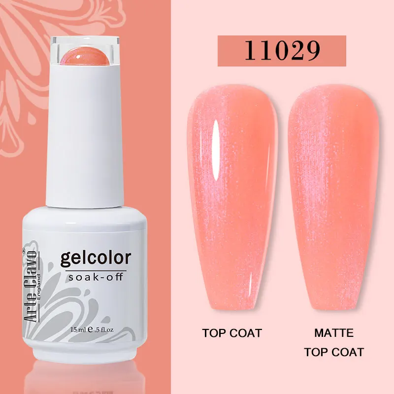 Arte Clavo 15ml Gel Nail Polish – 72 Color Soak-Off UV LED Varnish for Nail Art - Image 39