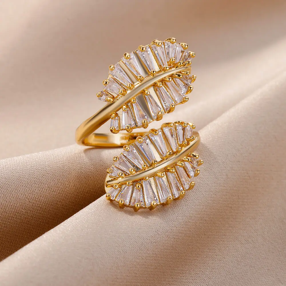 Luxury Korean Stainless Steel Copper Zircon Ring – Trendy Unisex Birthday Gift - Image 4