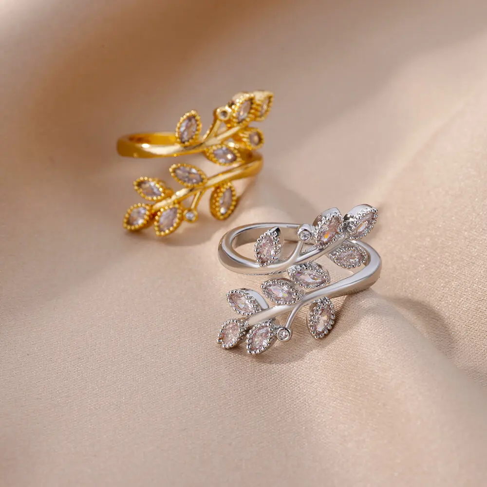 Luxury Korean Stainless Steel Copper Zircon Ring – Trendy Unisex Birthday Gift - Image 8