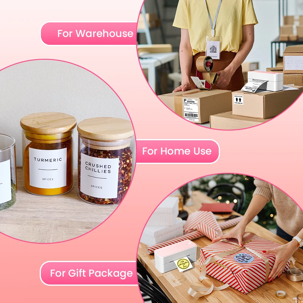 Phomemo 241 Bluetooth Thermal Label Printer Wireless Small Shipping Label Printer 4X6 Compatible with iPhone Android Mac Window - Image 6