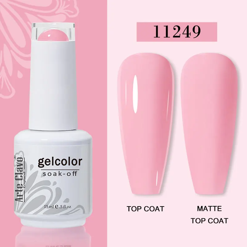 Arte Clavo 15ml Gel Nail Polish – 72 Color Soak-Off UV LED Varnish for Nail Art - Image 34