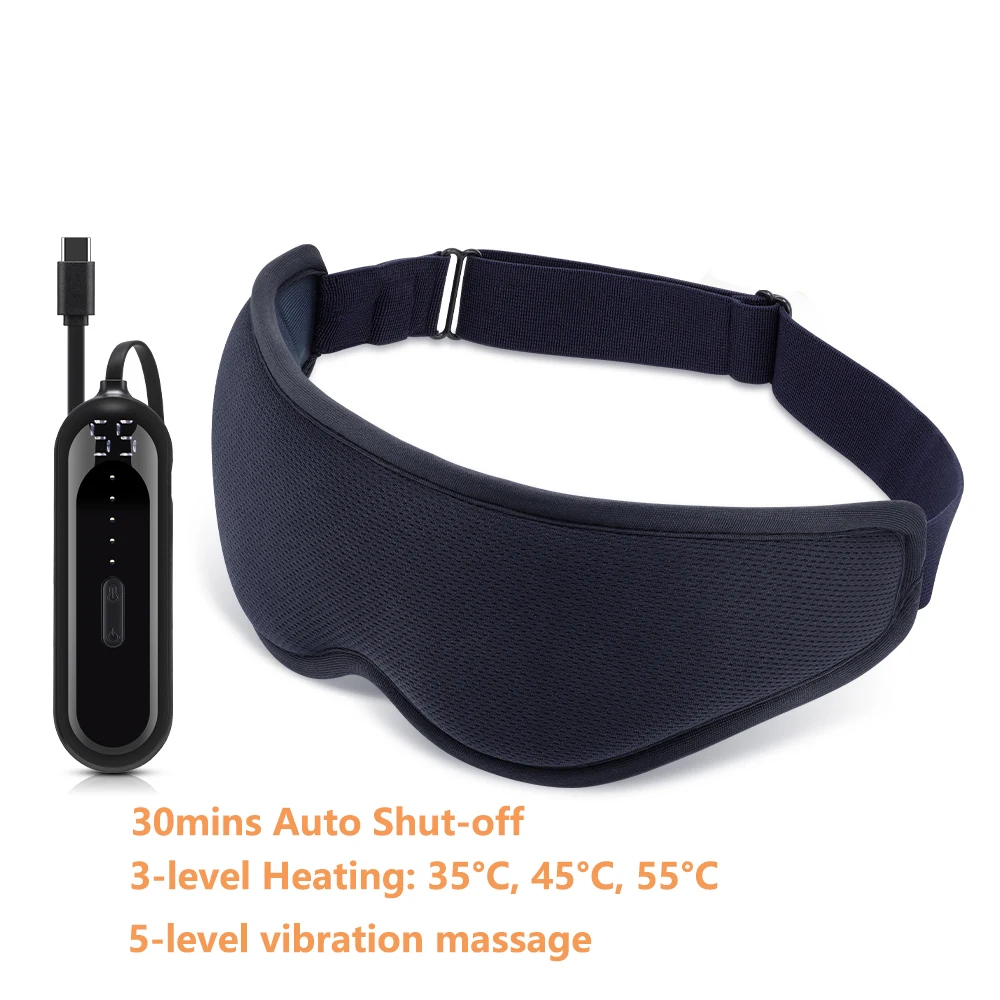 Electric Heated Eye Mask – USB Steam Therapy, Adjustable Heat & Timer - Image 7