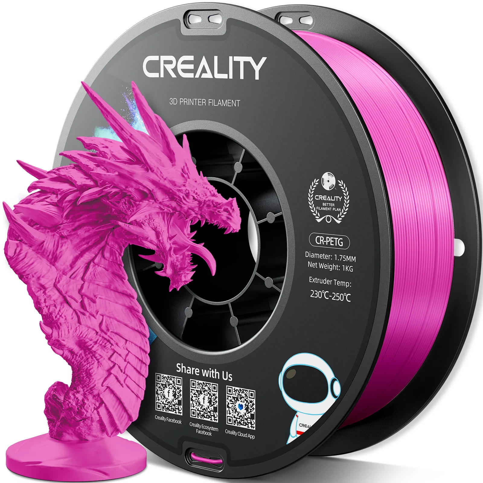 Creality PETG 3D Printer Filament 1.75mm 12 Rolls 1KG/roll Glossy Printing Filaments 3D Printer Materials High Temperature - Image 12