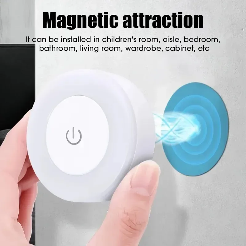 Portable LED Night Light – USB Rechargeable Lamp for Bedroom & Living Room - Image 5