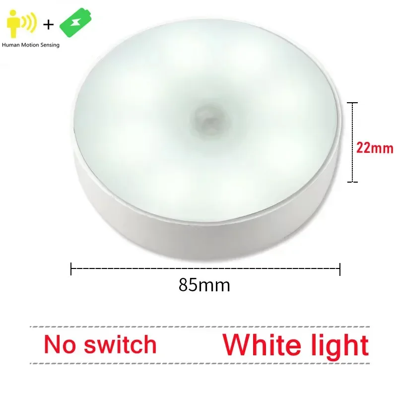 LED Motion Sensor Night Light – USB Rechargeable Mini Lamp for Bedroom & Hallway - Image 7