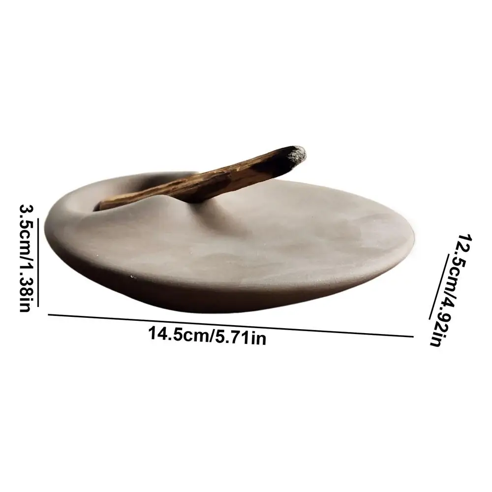 Santo wood holder Peru Holy Wood Aromatherapy Stove Cement Support Base Relaxation Meditation Container Tray Sage Stand Gifts - Image 9