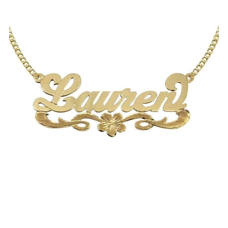 Personalized 18K Gold-Plated Name Necklace – Custom Pendant for Women - Image 8