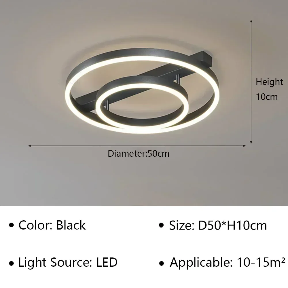 Modern LED Ceiling Light – Creative Chandelier for Living Room & Bedroom Decor - Image 9