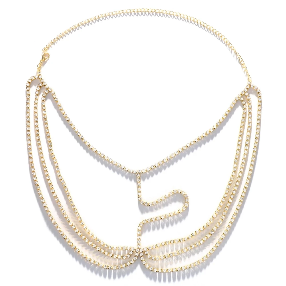 Stonefans Rhinestone Face Chain Mask – Crystal Tassel Headpiece for Halloween & Carnival - Image 4