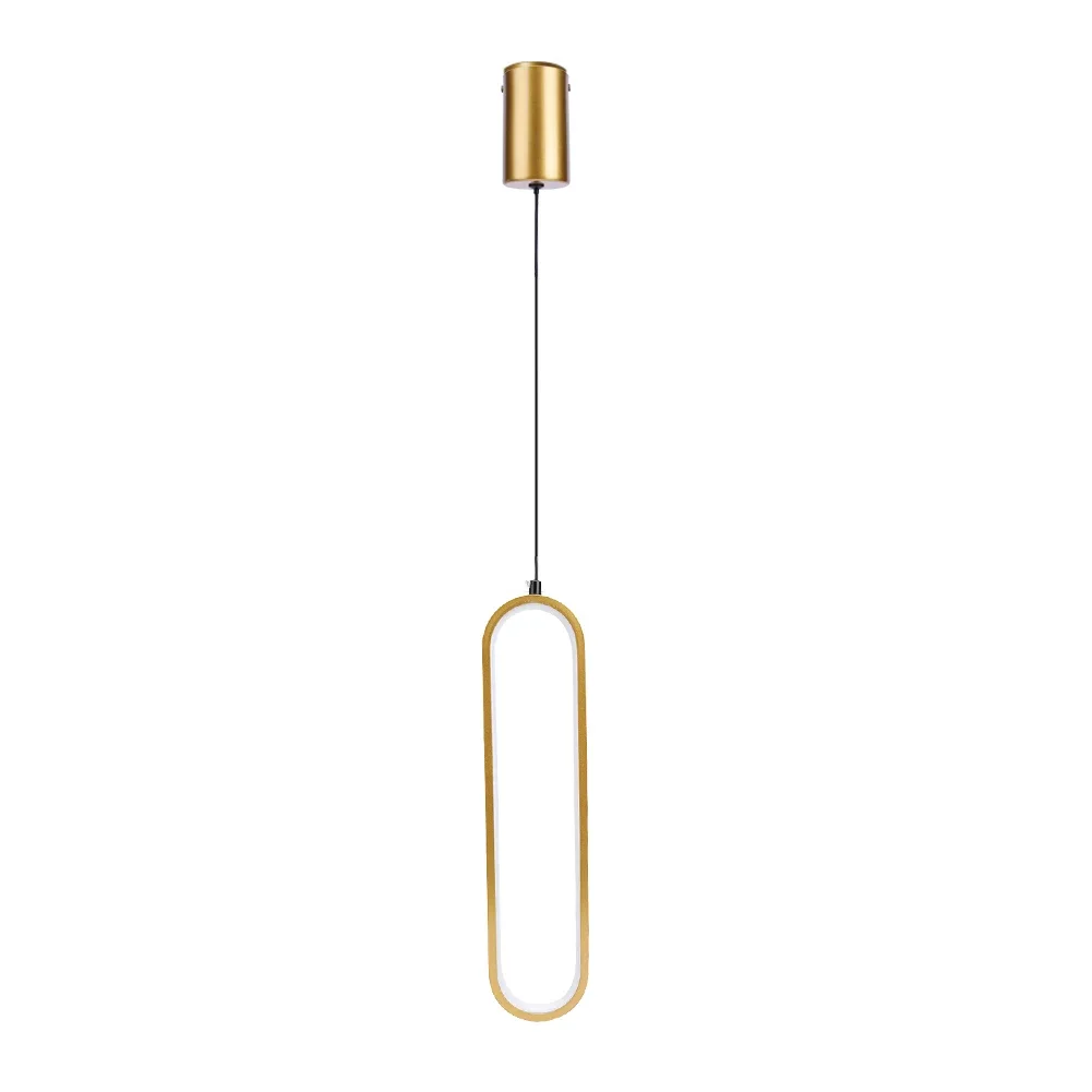 Minimalist LED Pendant Light – Gold/Black Hanging Lamp for Bedroom & Living Room - Image 7
