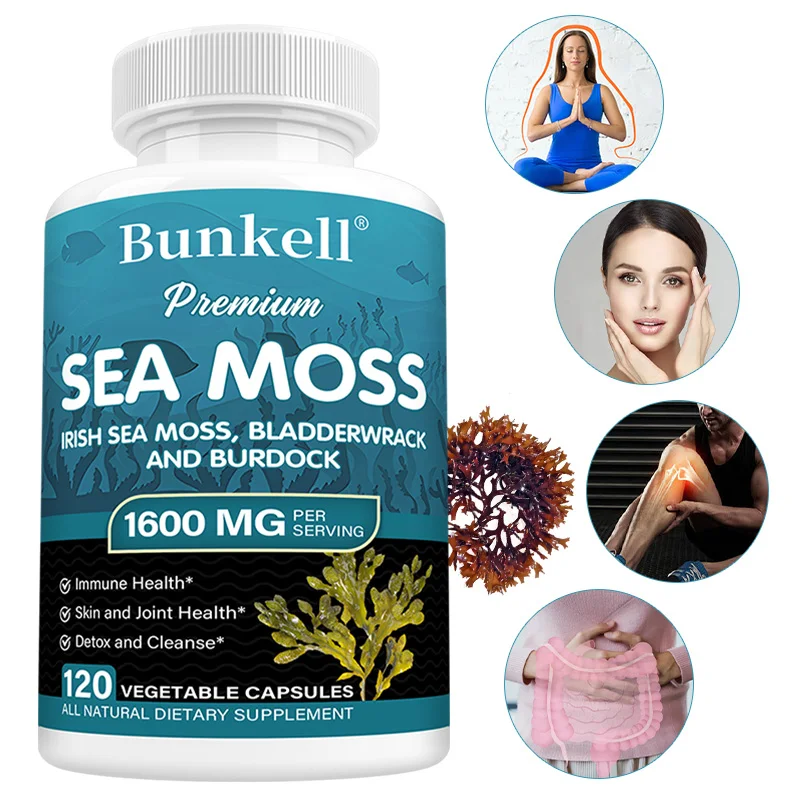Irish Sea Moss Extract 1600 mg – Immune, Skin & Joint Health Support