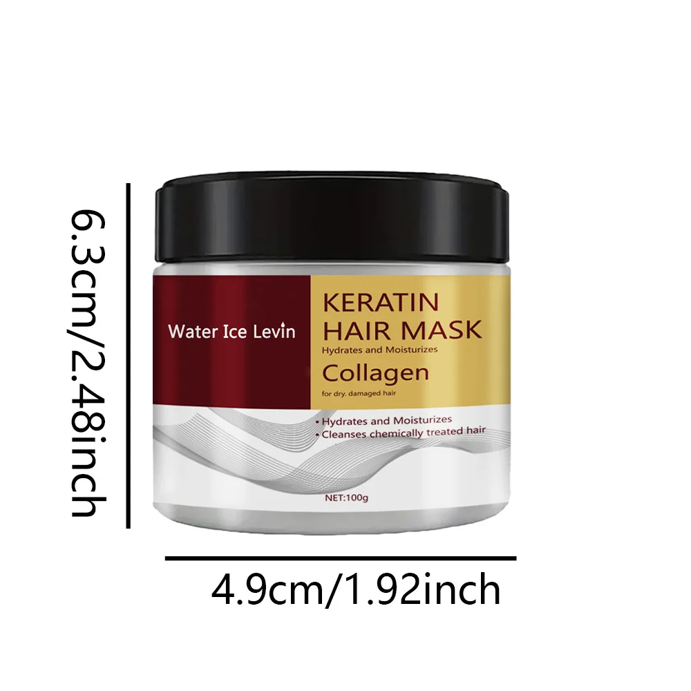 Keratin & Collagen Repair Hair Mask – Moisturizing, Frizz Control, Deep Conditioner - Image 3