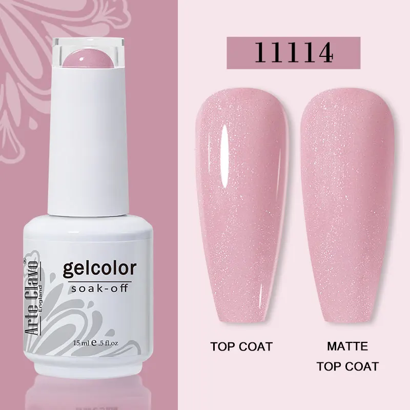 Arte Clavo 15ml Gel Nail Polish – 72 Color Soak-Off UV LED Varnish for Nail Art - Image 43