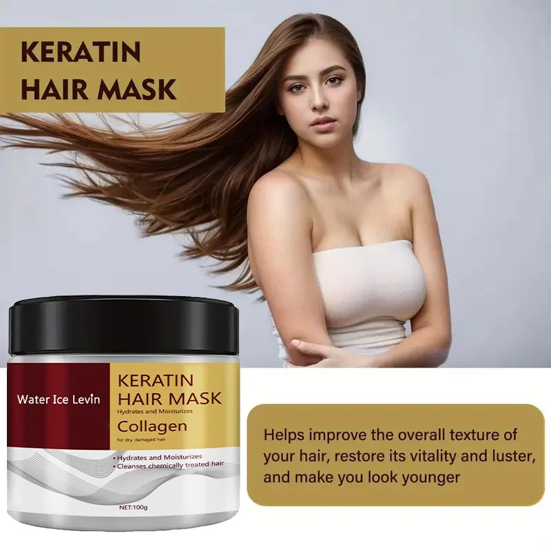 Keratin & Collagen Repair Hair Mask – Moisturizing, Frizz Control, Deep Conditioner - Image 4