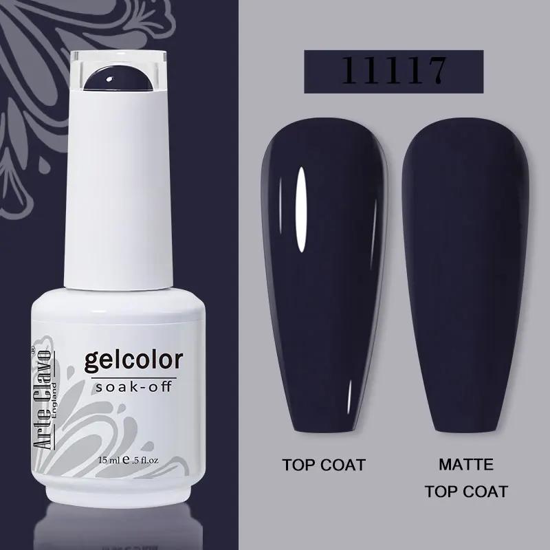 Arte Clavo 15ml Gel Nail Polish – 72 Color Soak-Off UV LED Varnish for Nail Art - Image 37