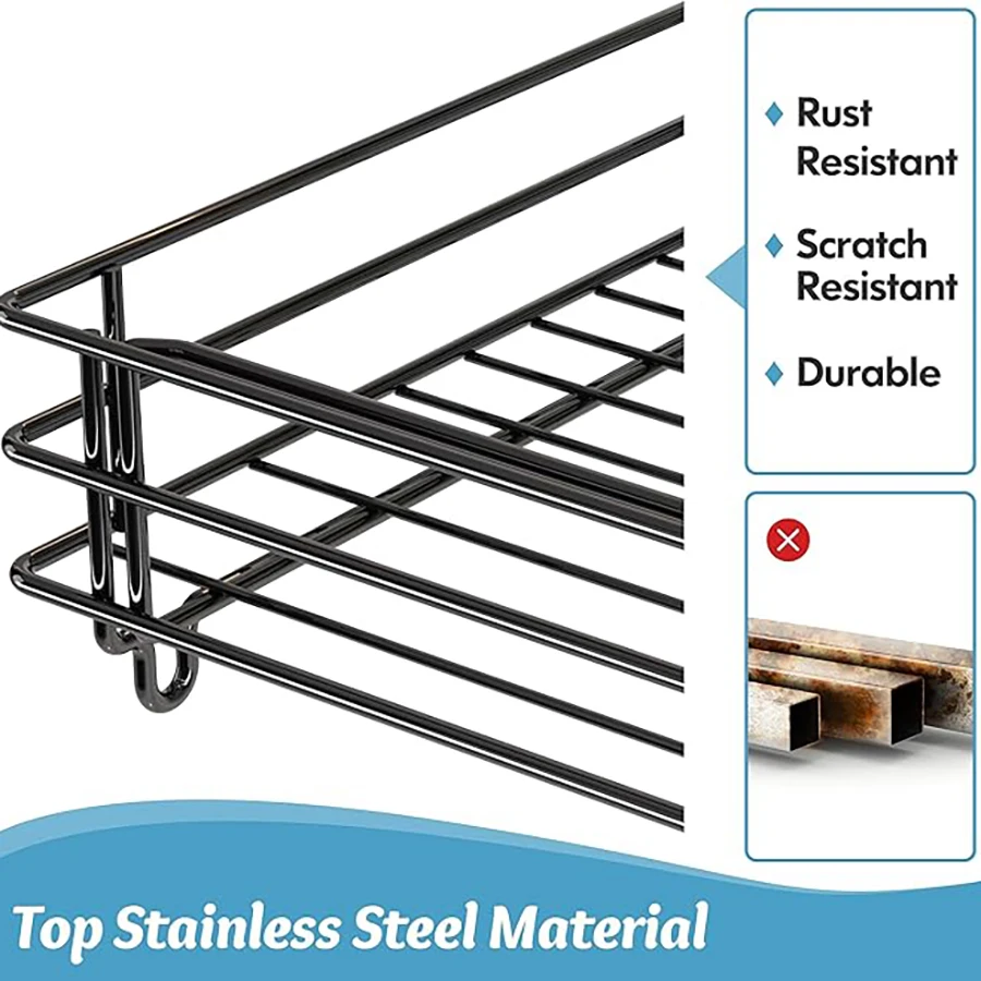 Double‑Layer 2‑Tier Dish Drying Rack for Countertop – Holds Plates, Bowls, Utensils & Cutting Boards - Image 6