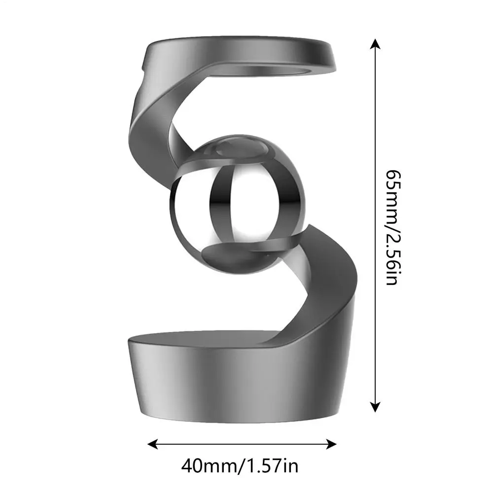 Metal Tabletop Floating Gyro Gravitys Defying Kinetics Desk Decor Suspended Gyroscope For Home Table Decoration - Image 11