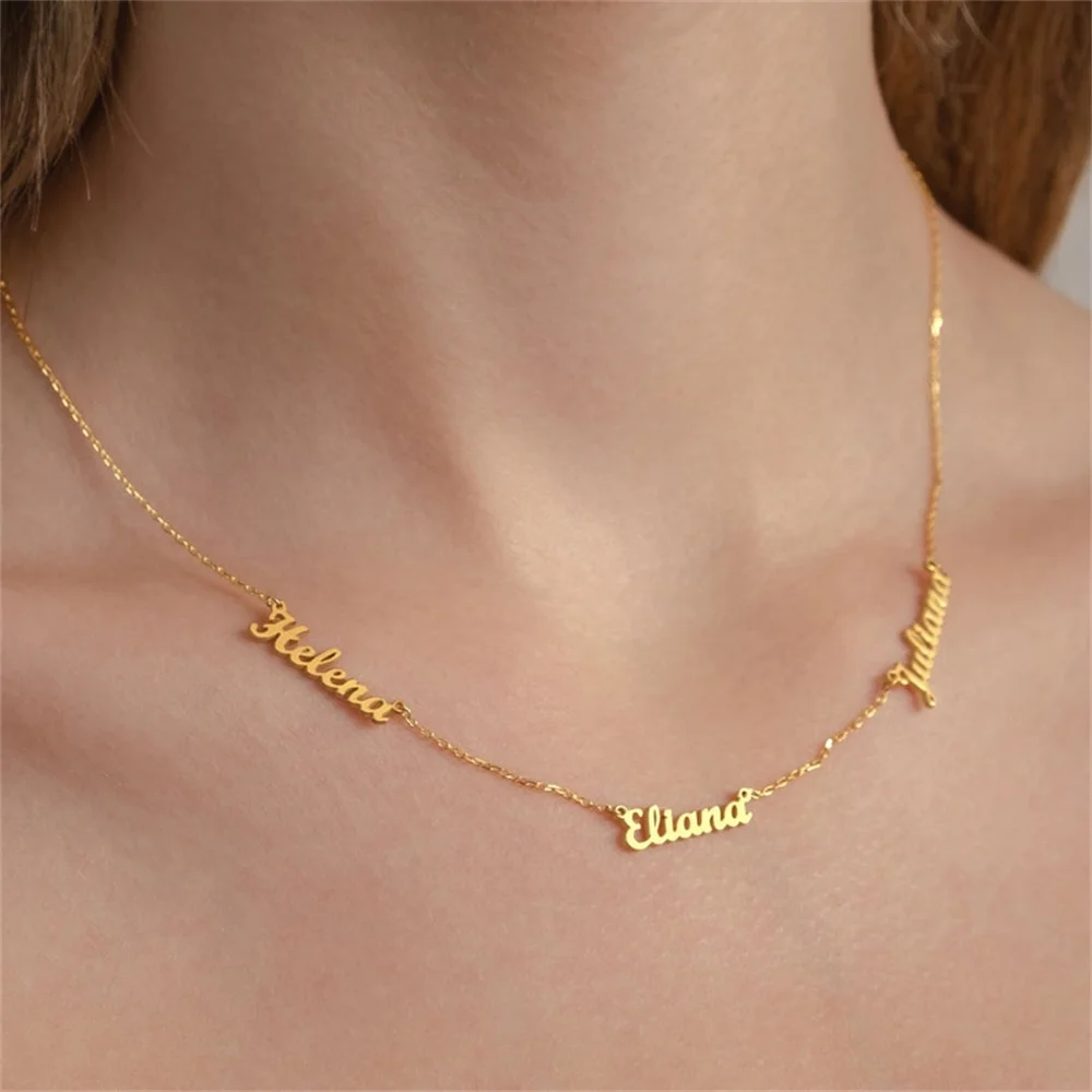 Personalized Stainless Steel Name Necklace – Custom Family & Friendship Pendant - Image 10