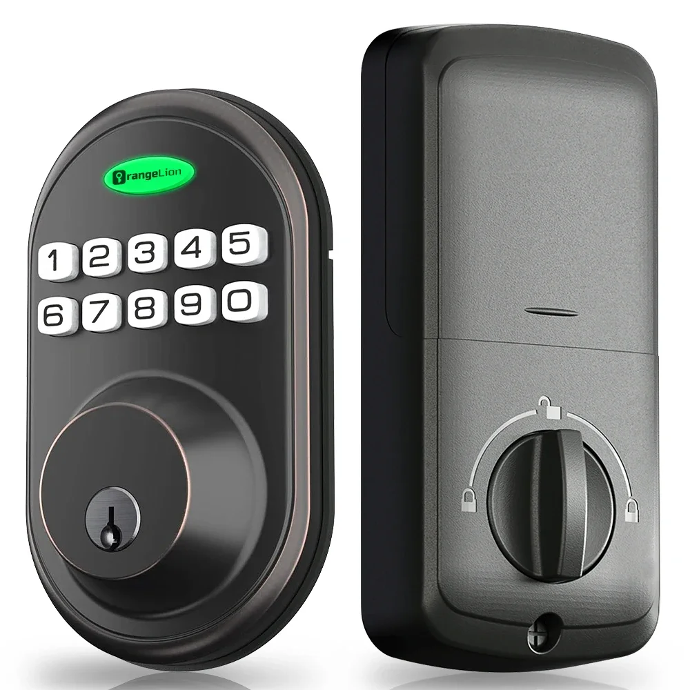 Fingerprint & Touchscreen Keyless Smart Lock – Keypad, One‑Touch & Remote Control - Image 7