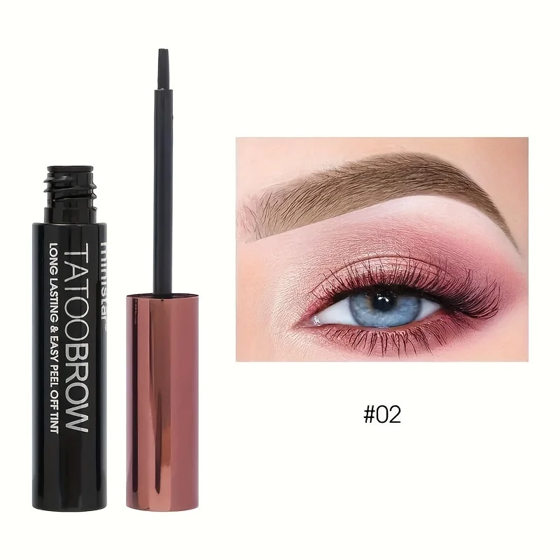 Tattoo Peel-Off Eyebrow Gel Tint – Waterproof, Transfer-Proof, Semi-Permanent Brow Definition - Image 8