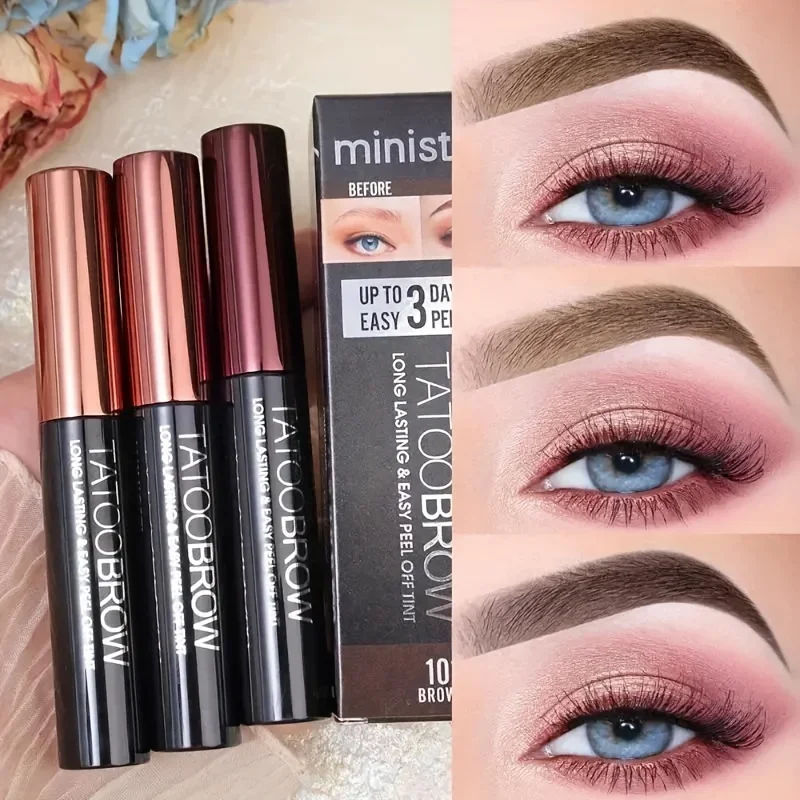 Tattoo Peel-Off Eyebrow Gel Tint – Waterproof, Transfer-Proof, Semi-Permanent Brow Definition - Image 2