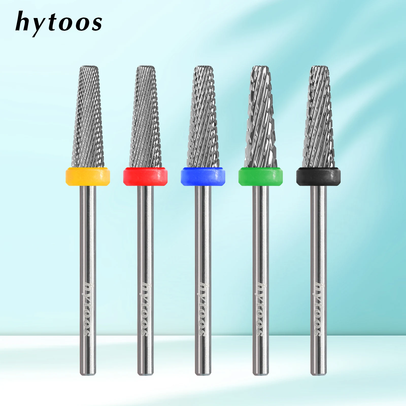 Professional 4 mm 5‑in‑1 Tungsten Carbide Nail Drill Bit – Acrylic & Gel Remover
