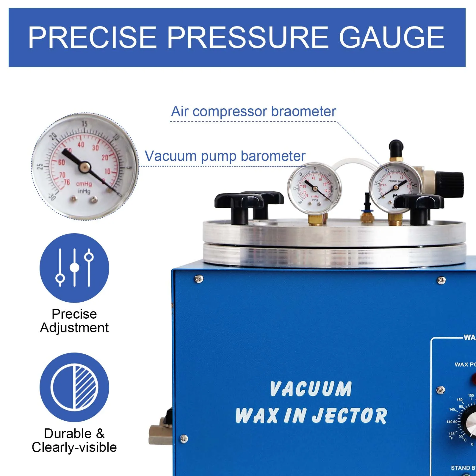 Digital Wax Injector 3KG – 510W Jewelry Casting Machine - Image 3