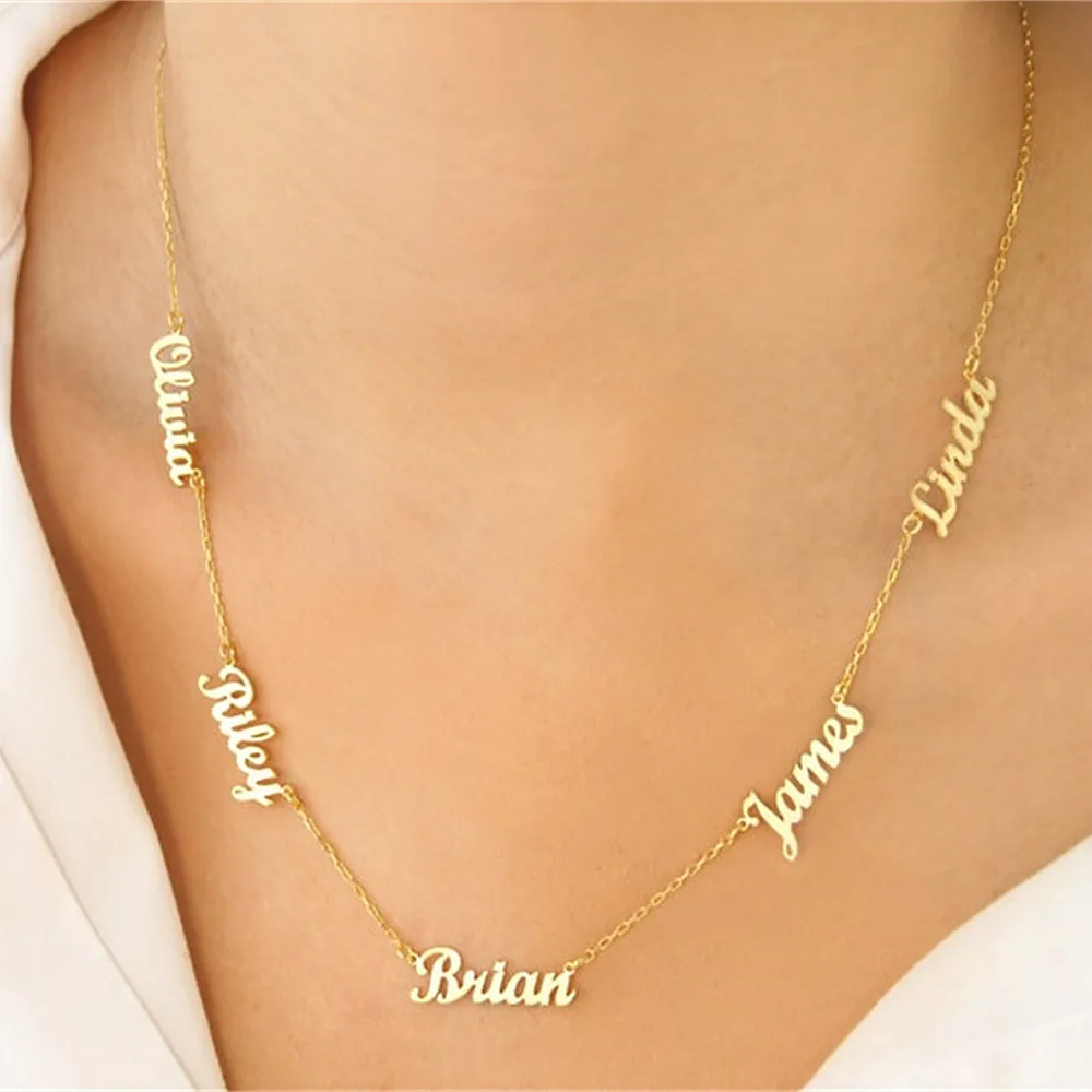 Personalized Stainless Steel Name Necklace – Custom Family & Friendship Pendant - Image 7