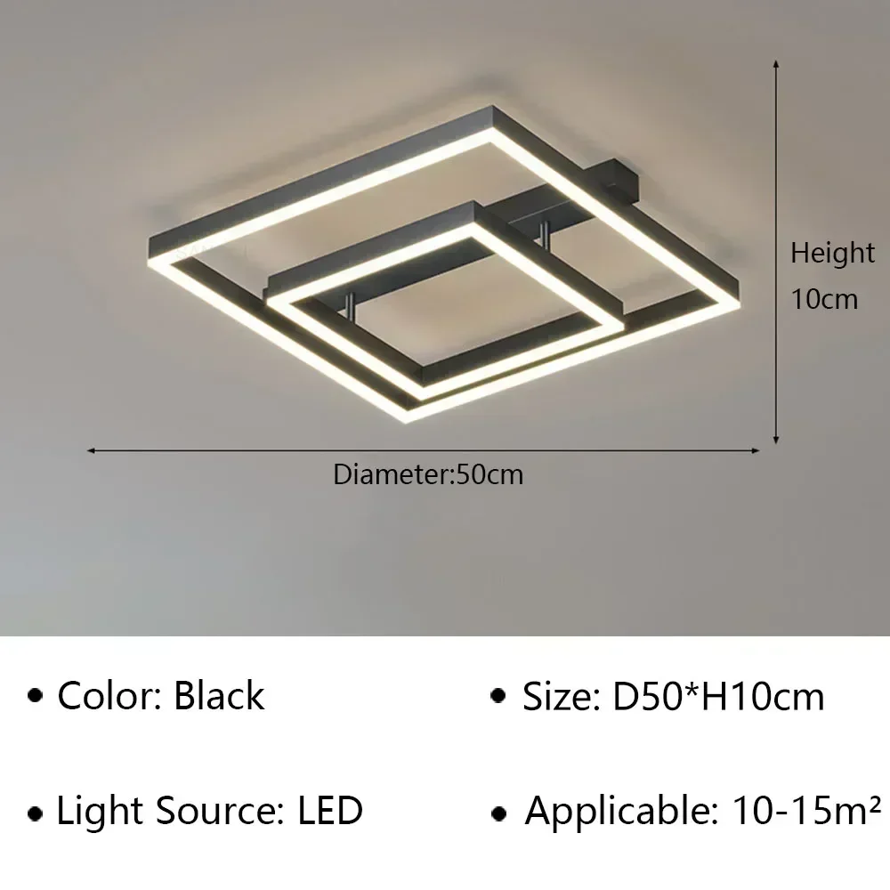 Modern LED Ceiling Light – Creative Chandelier for Living Room & Bedroom Decor - Image 8