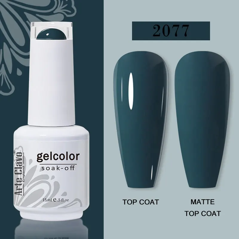 Arte Clavo 15ml Gel Nail Polish – 72 Color Soak-Off UV LED Varnish for Nail Art - Image 48