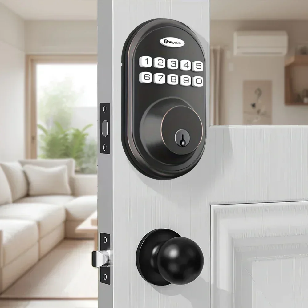 Fingerprint & Touchscreen Keyless Smart Lock – Keypad, One‑Touch & Remote Control - Image 5