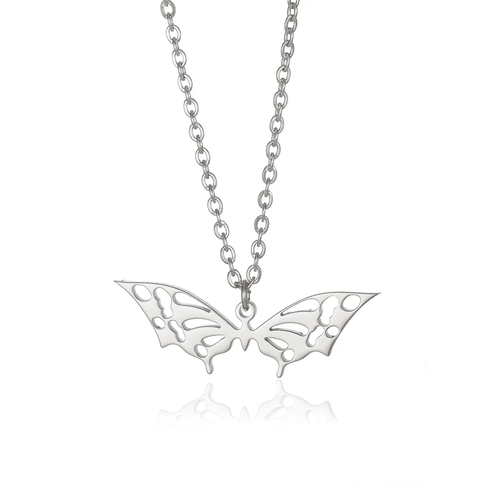 Gothic Luna Moth Gold Butterfly Clavicle Chain Choker Necklace Women Fashion Insect Jewelry Gift - Image 17
