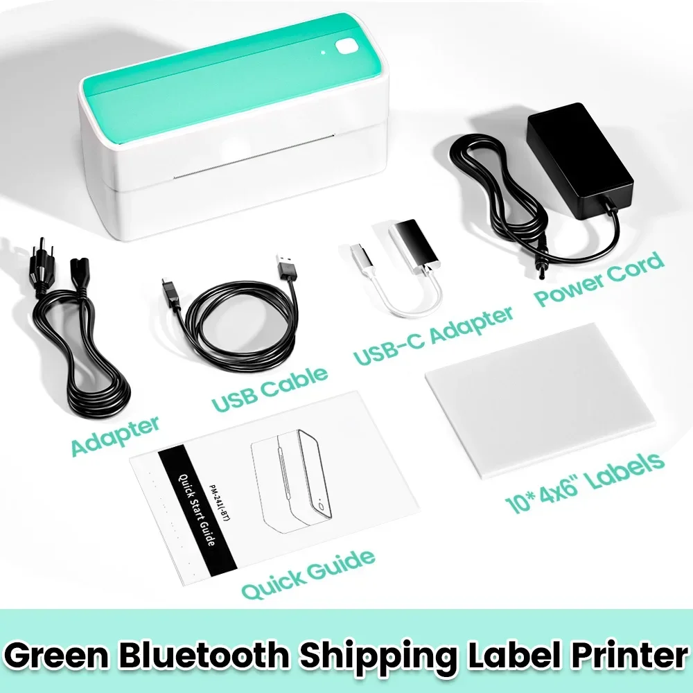 Phomemo 241 Bluetooth Thermal Label Printer Wireless Small Shipping Label Printer 4X6 Compatible with iPhone Android Mac Window - Image 9