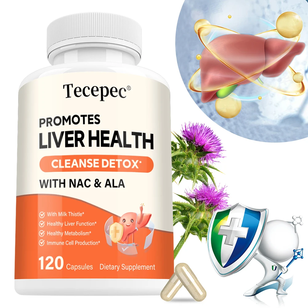 Liver Capsules - Supports Metabolism, Immunity & Digestive Health, Detox & Cleanse